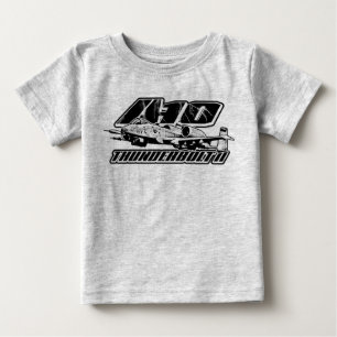 Camiseta Para Bebê A-10 Thunderbolt II Baby Romper T-Shirt