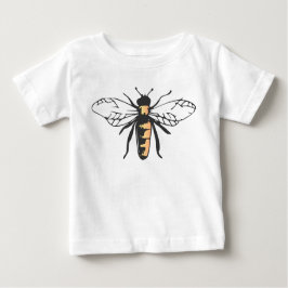 Camiseta Para Bebê A abelha do mel da abelha Bumble o Apidae da