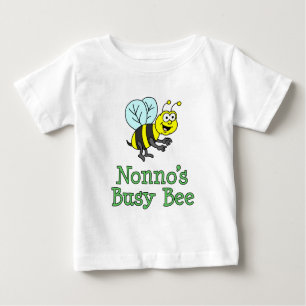 Camiseta Para Bebê A abelha ocupada de Nonno