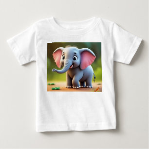 Camiseta Para Bebê A Antica do Elefante Misquiúvio"