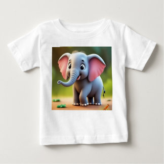 Camiseta Para Bebê A Antica do Elefante Misquiúvio"
