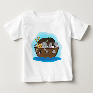 Camiseta Para Bebê A arca de Noah