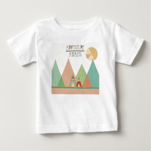 Camiseta Para Bebê A aventura de Geo III do sudoeste espera