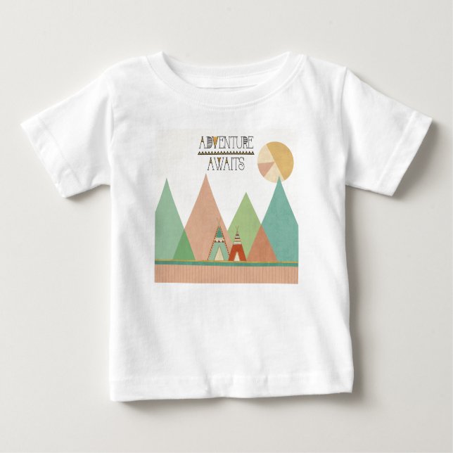 Camiseta Para Bebê A aventura de Geo III | do sudoeste espera (Frente)