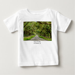 Camiseta Para Bebê A Bela Avenida Da Camiseta De Bebê Oaks