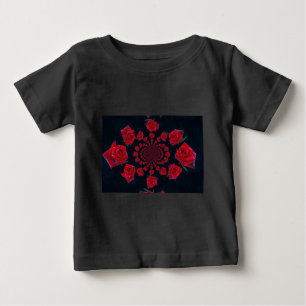 Camiseta Para Bebê A Beleza dos Rosas: Fantasia Floral