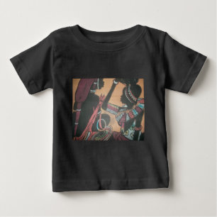 Camiseta Para Bebê A Beleza Eterno da Tradição Maasai