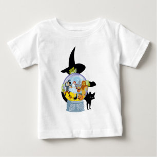 Camiseta Para Bebê A Bola de Cristal da Bruxa Má no Halloween