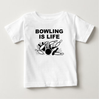 Camiseta Para Bebê A boliche é vida