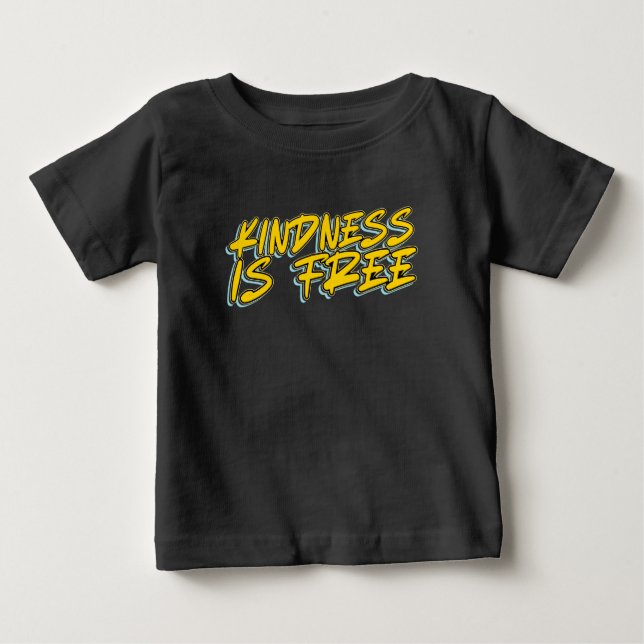 CAMISETA PARA BEBÊ A BONDOSIDADE É GRÁTIS (Frente)