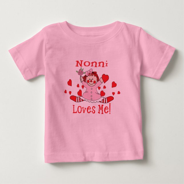 Camiseta Para Bebê A Boneca Rag do Amor (Frente)