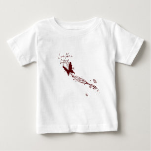 Camiseta Para Bebê A borboleta fofa