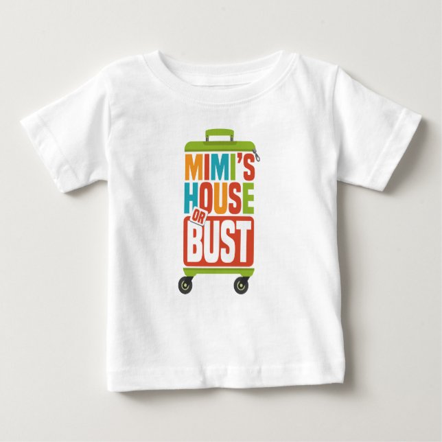 Camiseta Para Bebê A casa de Mimi ou o t-shirt do BUSTO (Frente)