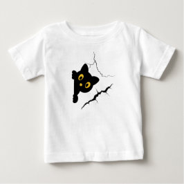 Camiseta Para Bebê a cat
