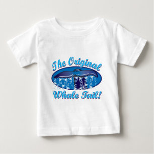 Camiseta Para Bebê A Cauda de Baleia Original