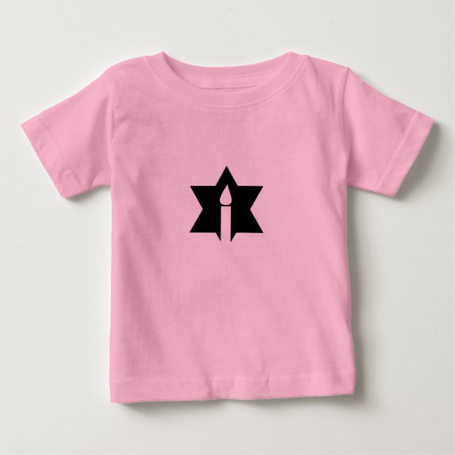 Camiseta Para Bebê A Chama e Estrela - (Frente)