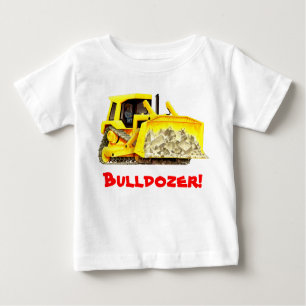 Camiseta Para Bebê A construção feita sob encomenda do miúdo