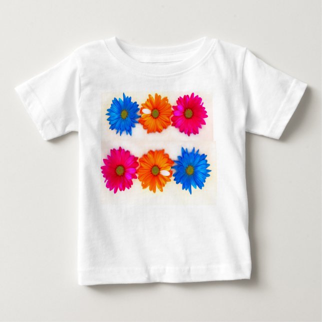 CAMISETA PARA BEBÊ A CRIANÇA BRANCA RUFFLED O VESTIDO COM UM DESIGN (Frente)