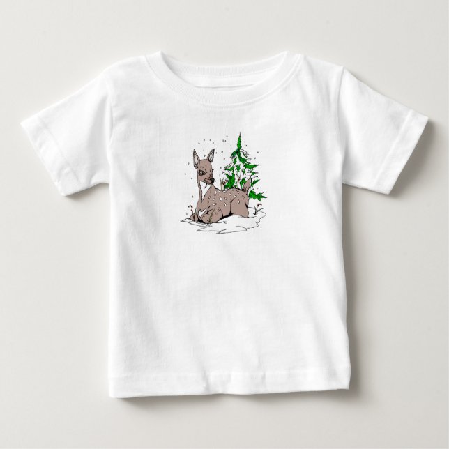 Camiseta Para Bebê A Doe - (Frente)
