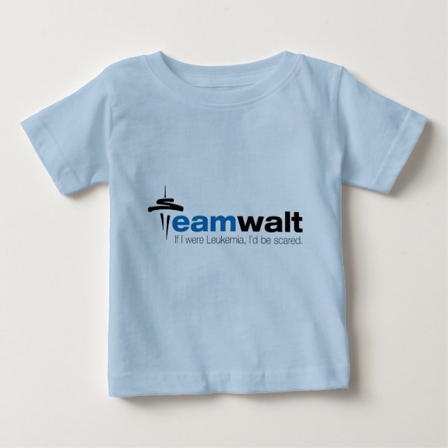 Camiseta Para Bebê A equipe Walt caçoa o t-shirt (Frente)
