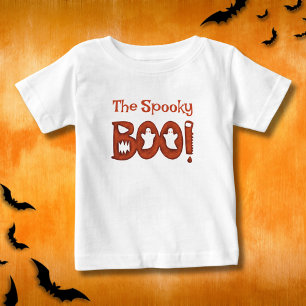 Camiseta Para Bebê A Família de Boo Feliz do Halloween Matando Bebê