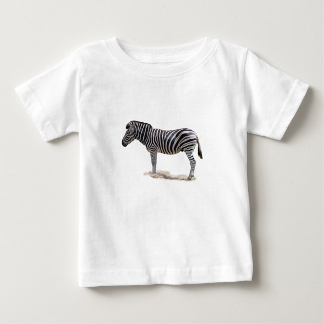 Camiseta Para Bebê A foto de Zebra de Chapman (Frente)