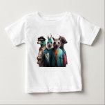 Camiseta Para Bebê A Gangue Animal Gang Birthday Gift Kids<br><div class="desc">A Gangue Animal Ganha Crianças Presentes T Shirt & Baby Bodycase,  Um Pedaço</div>