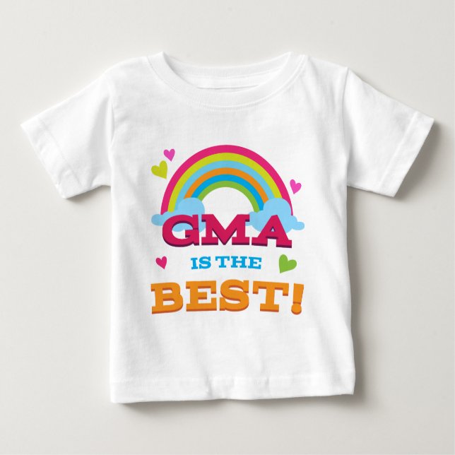 Camiseta Para Bebê A GMA é o melhor (Frente)