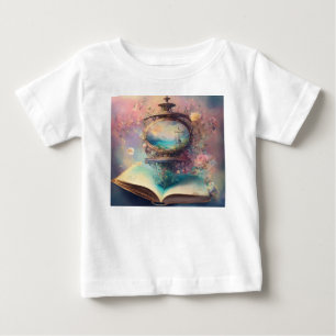 Camiseta Para Bebê A jornada do escritor: Tinta e Inspiração