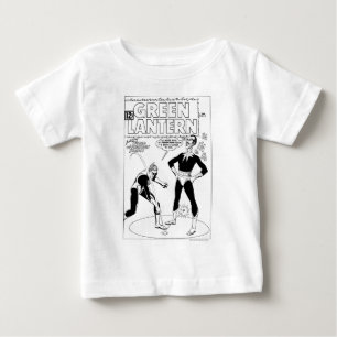 Camiseta Para Bebê A lanterna verde remove o anel, preto e branco