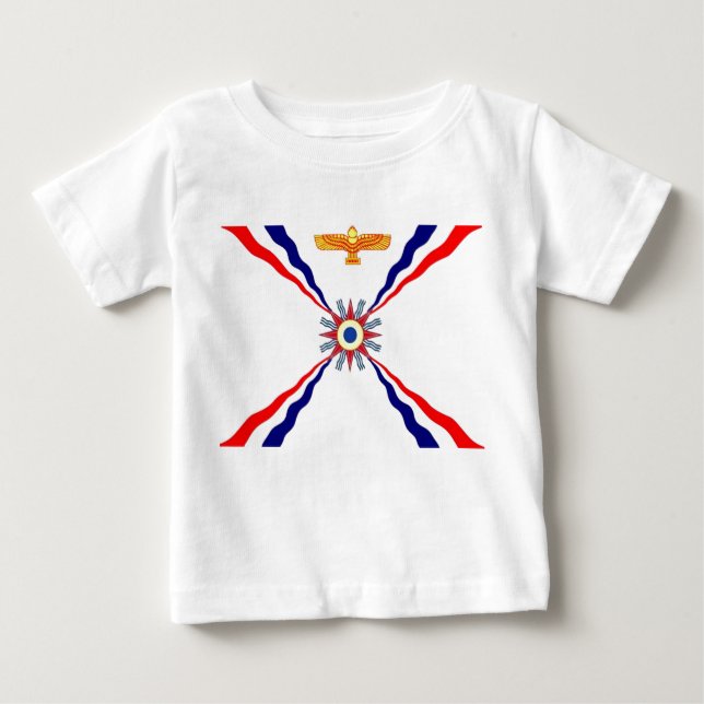 Camiseta Para Bebê A loja Assyrian de Syriac do Chaldean (Frente)