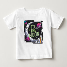 Camiseta Para Bebê À Lua! $GME $AMC $NOKshirt
