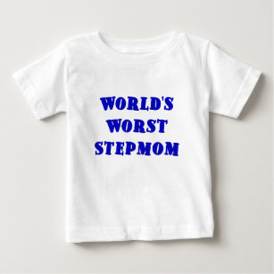 Camiseta Para Bebê A madrasta a mais má dos mundos