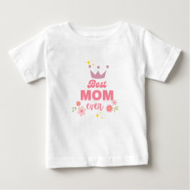 Camiseta Para Bebê A maior fã da mamãe da t-shirt Toddler: "A melhor 