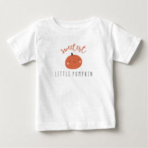 Camiseta Para Bebê A mais doce abóbora do bebê T-Shirt cai fofo