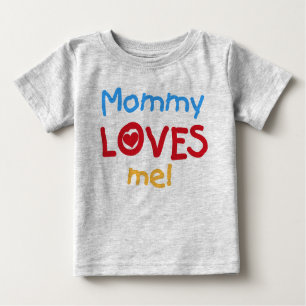 Camiseta Para Bebê A mamãe ama-me