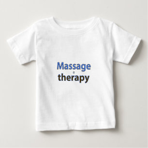 Camiseta Para Bebê A massagem é terapia