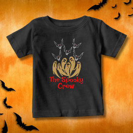 Camiseta Para Bebê A Matança da Família de Halloween da Tripulação As