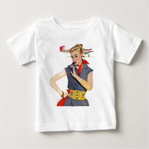 Camiseta Para Bebê A Menina Que Roubou Aviões