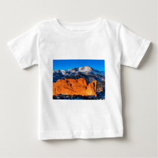 Camiseta Para Bebê A Montanha Americana em Sunrise