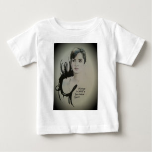 Camiseta Para Bebê A mudança não é um esporte espectador