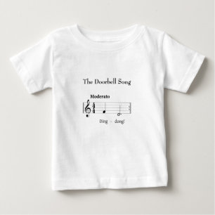 Camiseta Para Bebê A Música Humorística da Música Humorística da 