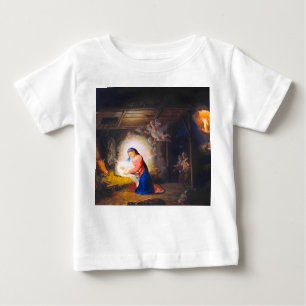 Camiseta Para Bebê A Natividade do Cristo