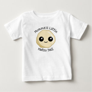 Camiseta Para Bebê A Pequena Bola Matzo da mamãe