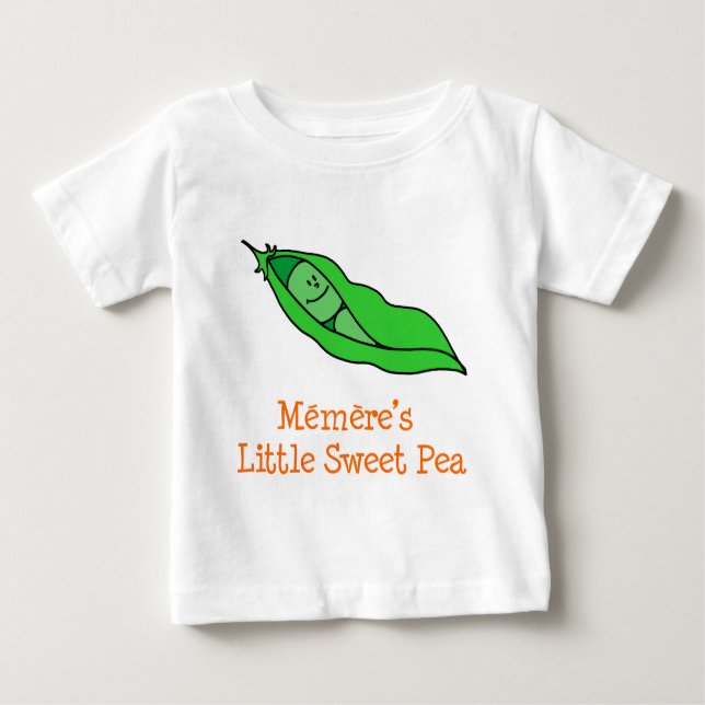 Camiseta Para Bebê A Pequena Erva Doce da Memere (Frente)