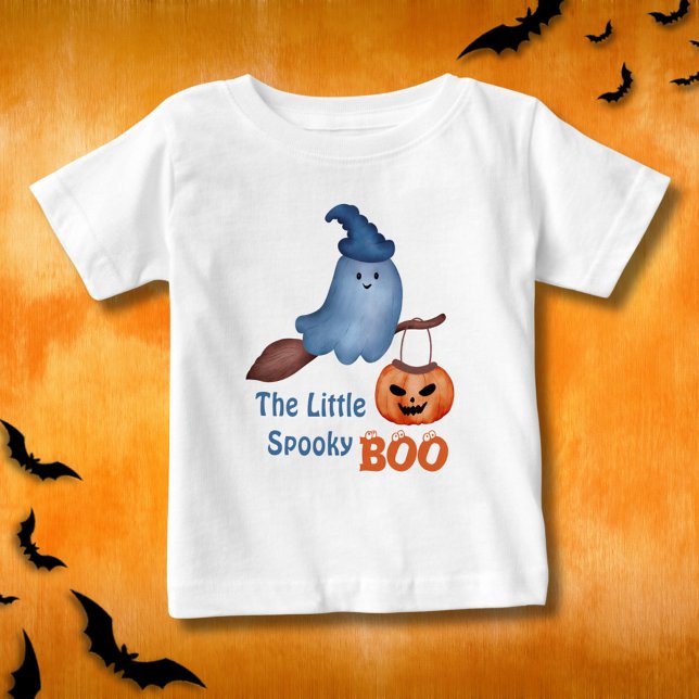 Camiseta Para Bebê A Pequena Festa de Boo Halloween (Criador carregado)