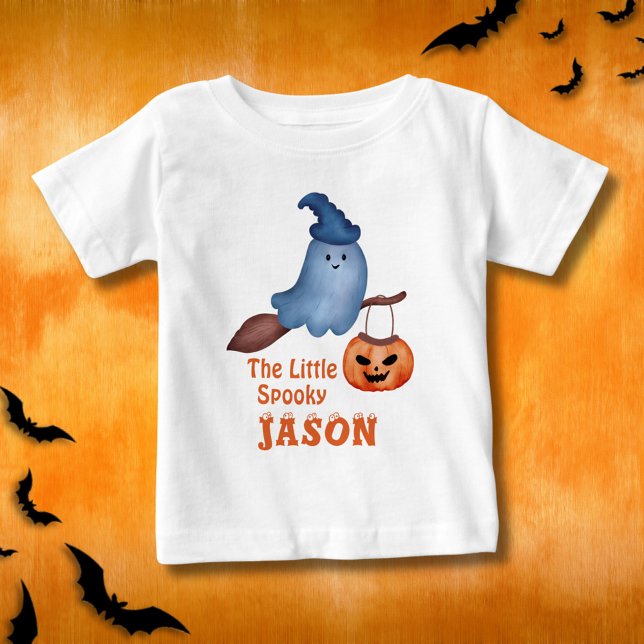 Camiseta Para Bebê A Pequena Festa de Halloween (Criador carregado)