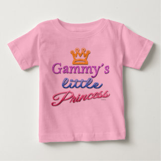 Camiseta Para Bebê A Pequena Princesa Bebê Toddler da Gammy