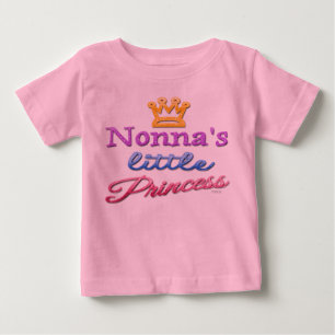 Camiseta Para Bebê A Pequena Princesa Bebê Toddler de Nonna