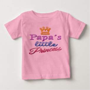 Camiseta Para Bebê A Pequena Princesa Bebê Toddler T-Shirt